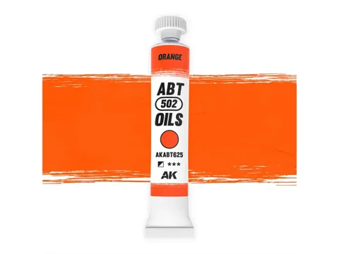 Tuba olejové barvy AK Interactive Oil Paints ABT625 oranžová 20 ml