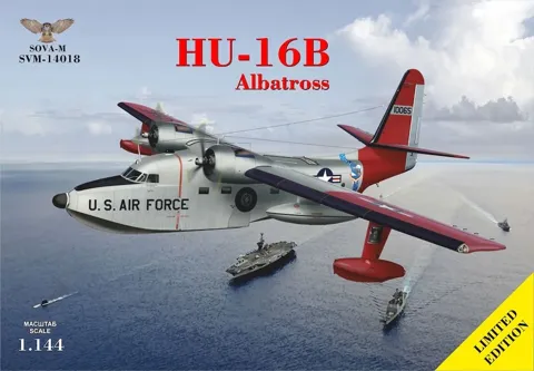 Plastiková stavebnice Sova-M SVM-14018 HU-16B Albatross v měřítku 1/144