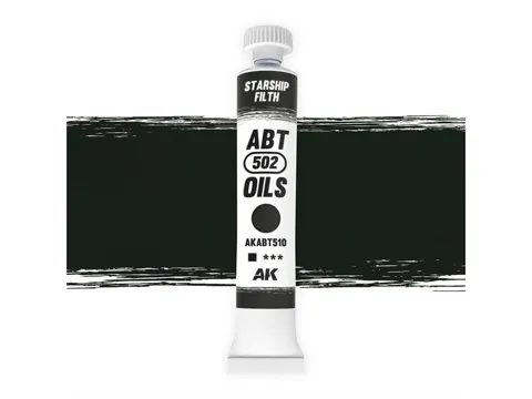 Tuba olejové barvy AK Interactive Oil Paints AKABT510 špína vesmírných lodí 20 ml