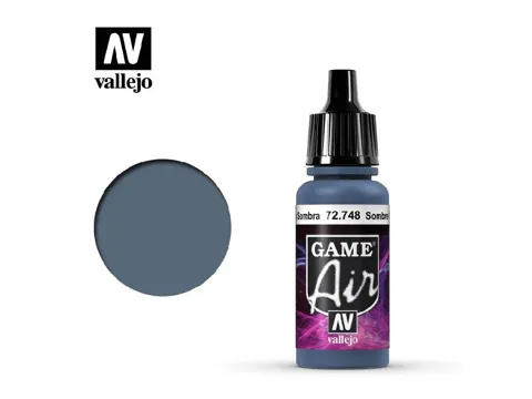 Lahvička akrylové barvy Vallejo Game Air 72748 ponurá šedá (Sombre Grey) 17 ml