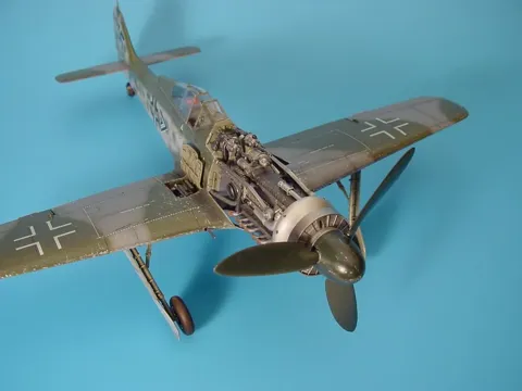 Aires 1/32 Fw 190D detailní set motoru, katalogové číslo 2019, pro stavebnici Hasegawa
