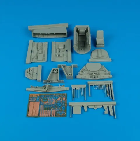 Resinová sada Aires 2069 Me 262A Schwalbe kokpit a šachty podvozku 1/32 pro Trumpeter