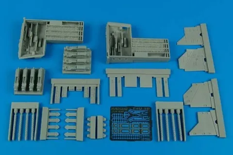Detailní set Aires 2098 zbraňový prostor F4U-1D Corsair 1/32 pro stavebnici Trumpeter