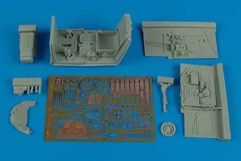 Aires 2144 kokpit pro Bf 109F-2/F-4 v měřítku 1/32 pro stavebnici Trumpeter