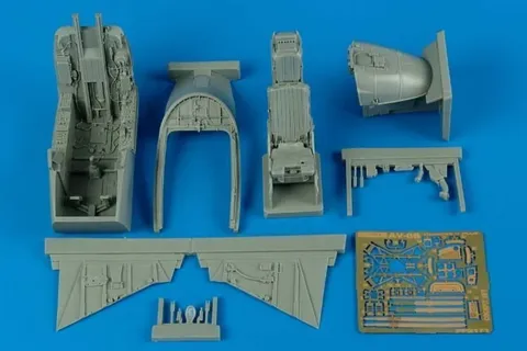 Resinová sada kokpitu Aires 2171 pro AV-8B Harrier II Plus v měřítku 1/32 (Trumpeter)