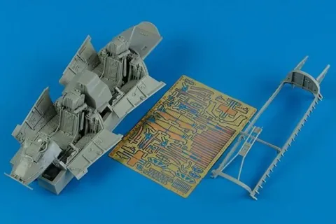 Kokpitová sada Aires 2176 pro Su-27UB Flanker C v měřítku 1/32 (stavebnice Trumpeter)