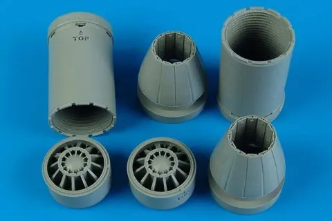 Resinová sada Aires 2179 – výstupní trysky F/A-18E/F Super Hornet 1/32 v zavřené poloze