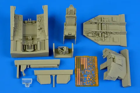 Resinový set kokpitu Aires 2187 pro F-117A Nighthawk 1/32 Trumpeter