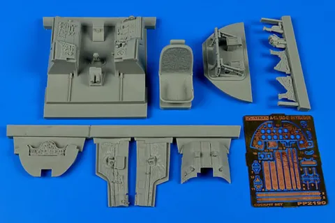 Resinová kokpitová sada Aires 2190 pro A-1H (AD-6) Skyraider 1/32 Trumpeter