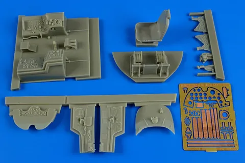 Resinová sada kokpitu Aires 2194 pro A-1D (AD-4) Skyraider v měřítku 1/32 (Trumpeter)