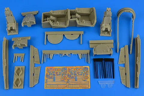 Resinová kokpitová sada Aires 2216 pro Eurofighter Typhoon dvoumístný v měřítku 1/32