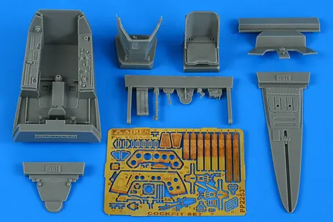 Resinový set kokpitu Aires 2253 Fw 190A-8 v měřítku 1/32 pro stavebnici Hasegawa