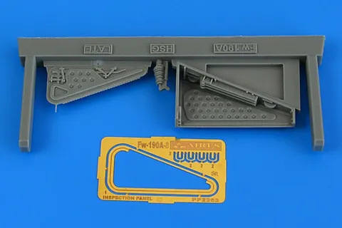Resinový detailní set Aires 2263 inspekční panel Fw 190A-8 v měřítku 1/32