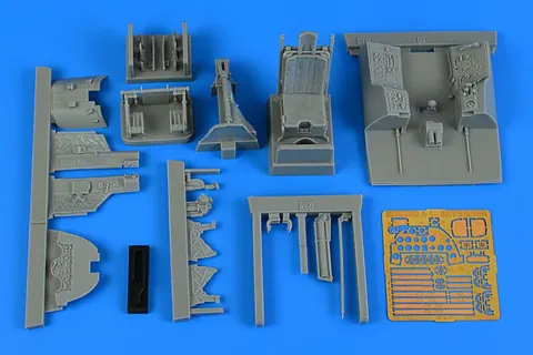 Resinová kokpitová sada Aires 2265 pro A-1H Skyraider 1/32 Zoukei Mura, varianta Yankee seat