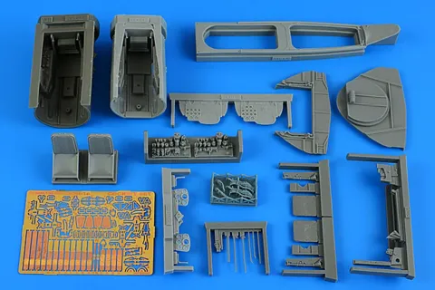Resinový set kokpitu Aires 2280 pro Me 262B-1a v měřítku 1/32 (Revell)