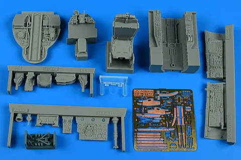 Resinový kokpit Aires 2285 pro MiG-21MF Fishbed J v měřítku 1/32