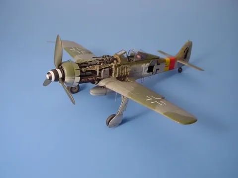 Resinový detailní set Aires 4019 Fw 190D 1/48 pro stavebnici Tamiya