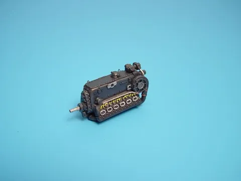 Detailní sada Aires 4093 motor Daimler Benz DB 601A v měřítku 1/48 pro modely letadel