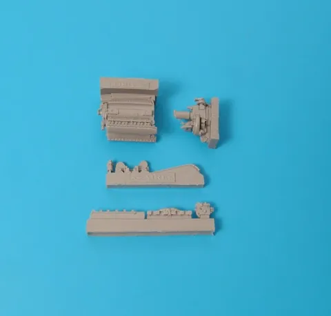 Resinová sada Aires 4127 zbraňový prostor He 219A-7 v měřítku 1/48 pro model Tamiya