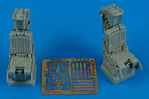 Resinové vystřelovací sedačky Aires 4403 M. B. GRUEA-7 v měřítku 1/48 pro A-6E/EA-6A