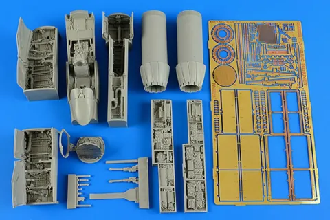 Detailní sada Aires 4600 F/A-18A/C Hornet 1/48 pro stavebnici Hasegawa