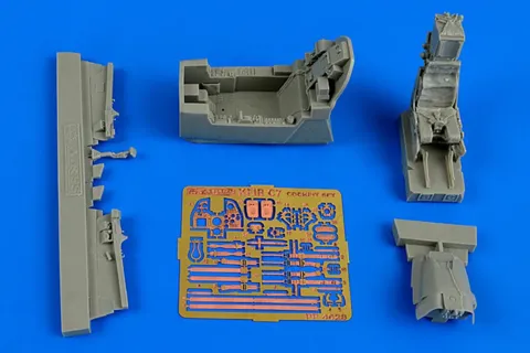 Resinový set kokpitu Aires 4628 pro Kfir C7 v měřítku 1/48, stavebnice Kinetic