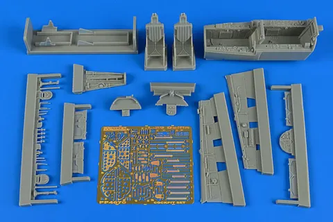 Set kokpitu Aires 4670 L-29 Delfín v měřítku 1/48 pro stavebnici AMK