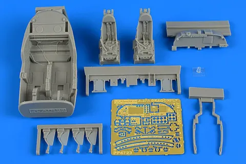 Resinová kokpitová sada Aires 4723 pro A-37A Dragonfly v měřítku 1/48