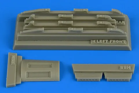 Detailní sada Aires 4754 v měřítku 1/48 – prázdné výmetnice klamných cílů pro Su-17M3/M4 Fitter K