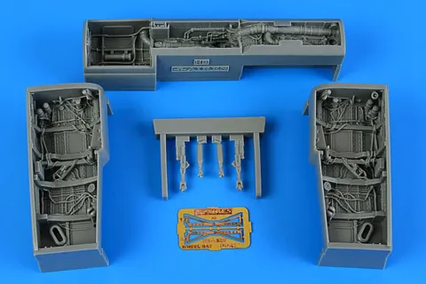 Resinový set Aires 4884 podvozkové šachty F/A-18E/F Super Hornet v měřítku 1/48