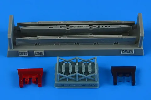 Detailní sada Aires 4923 pylony a odpalovací zařízení pro F-5F/N Tiger II 1/48