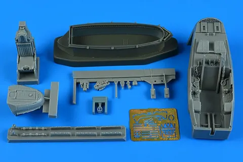 Resinová sada kokpitu Aires 4935 pro model F-22A Raptor v měřítku 1/48