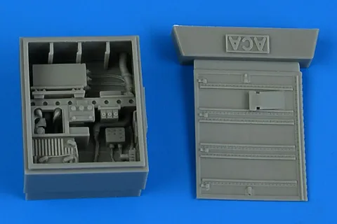 Resinový detailní set Aires 4946 elektronický oddíl pro model A-10C Thunderbolt II v měřítku 1/48