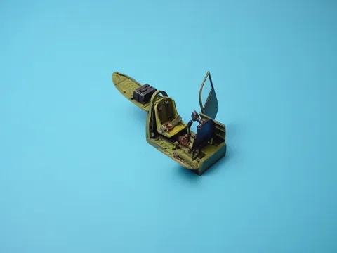 Resinový kokpitový set Aires 7044 pro P-39 Airacobra 1/72 od Academy