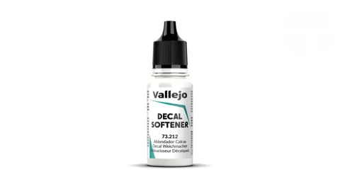 Lahvička Vallejo Mecha Color 73212 Decal Softener, změkčovač obtisků, 18 ml
