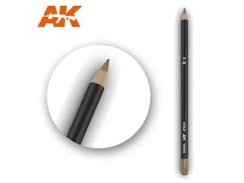 Patinovací tužka AK Interactive AK10034 Weathering Pencil zlatá, délka 17 cm
