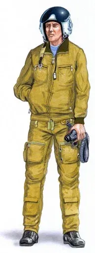 Resinová figurka Plus Model AL4029 pilot MiGu-29 v měřítku 1/48, nenabarvená