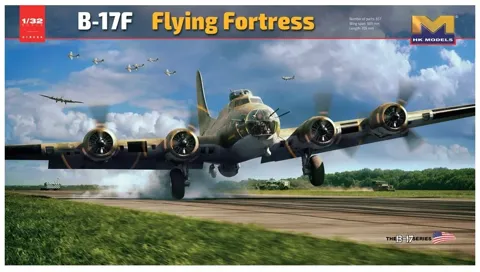 Stavebnice HK Models 1/32 B-17F Flying Fortress Memphis Belle v krabici