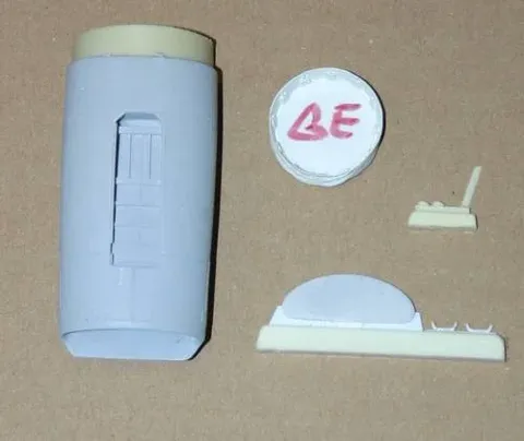 Resinová sada CMK 4189 velké sání pro motor GE k modelu F-16C/D Hasegawa v měřítku 1/48