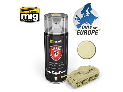 Sprej Titans Hobby TTH116 kostní bílá matný primer 400 ml