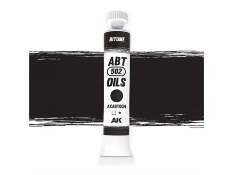 Tuba olejové barvy AK Interactive Oil Paints AKABT004 bitumen 20 ml