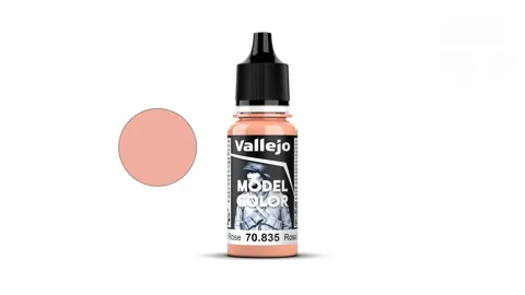 Lahvička akrylové barvy Vallejo Model Color 70835 lososově růžová matná 18 ml