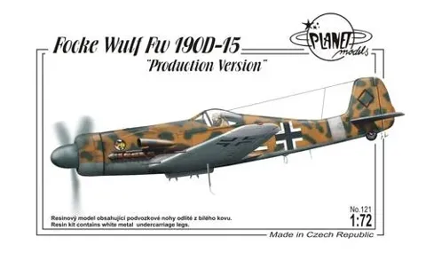 Resinová stavebnice CMK PLT121 Focke-Wulf Fw 190D-15 v měřítku 1/72
