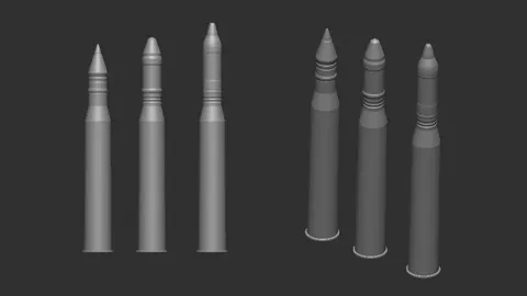 Resinová sada munice Firma49 A032 pro 5 cm Pak 38 v měřítku 1/72, 30 dílků