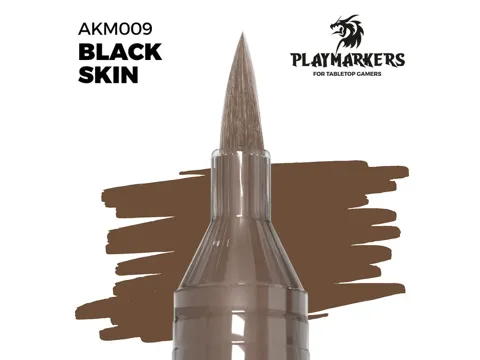 Akrylový fix AK Interactive Playmarker AKM009 tmavá pleť (Black Skin), 1 ks