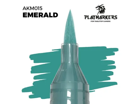 Akrylový fix AK Interactive Playmarker AKM015 v odstínu smaragdová (Emerald)
