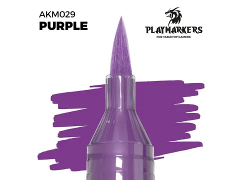 Akrylový fix AK Playmarker AKM029 purpurová se štětcovým hrotem, 1 ks