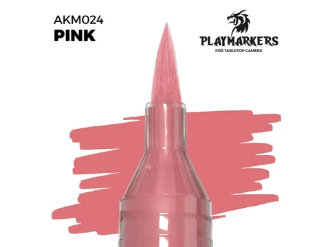 Akrylový fix AK Interactive Playmarker AKM024 růžová se štětcovým hrotem, 1 ks