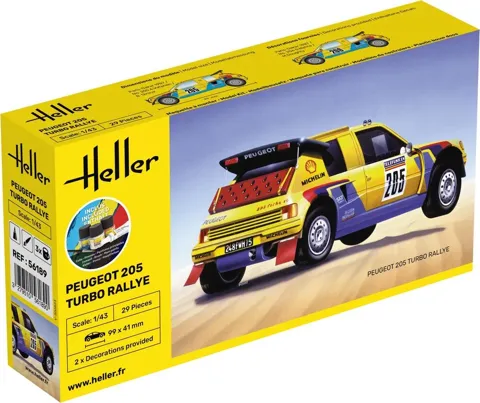 Krabice stavebnice Heller 56171 Starter Kit Mercedes-Benz 450 SL v měřítku 1/43
