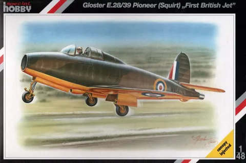 Krabice stavebnice Special Hobby SH48017 Gloster Squirt v měřítku 1/48